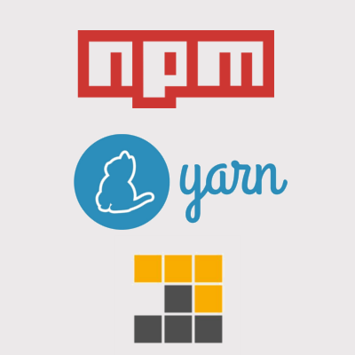 The most popular npm clients are supported